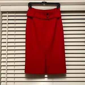 Zara gorgeous red skirt size L
